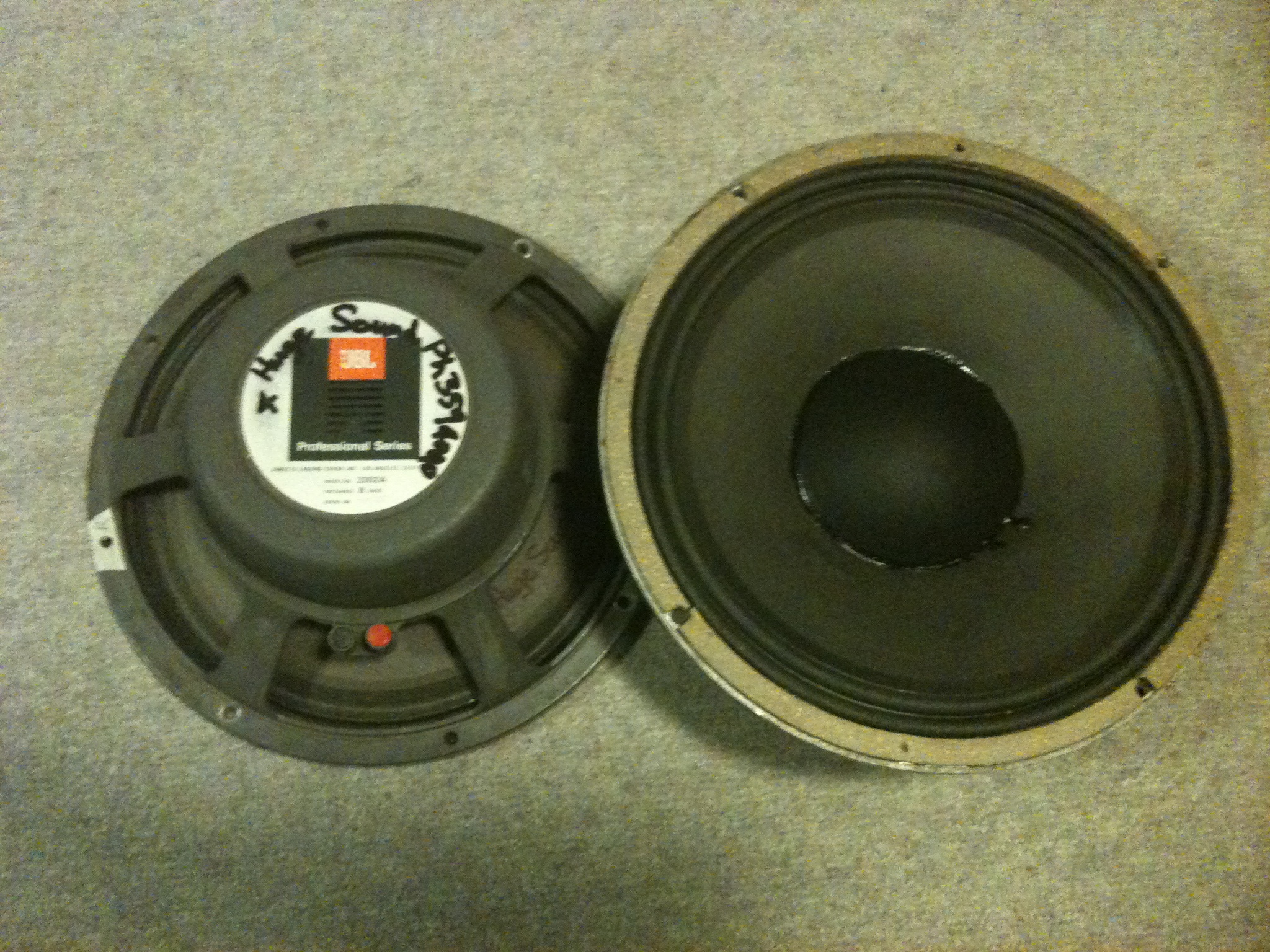 JBL K120 speakers
